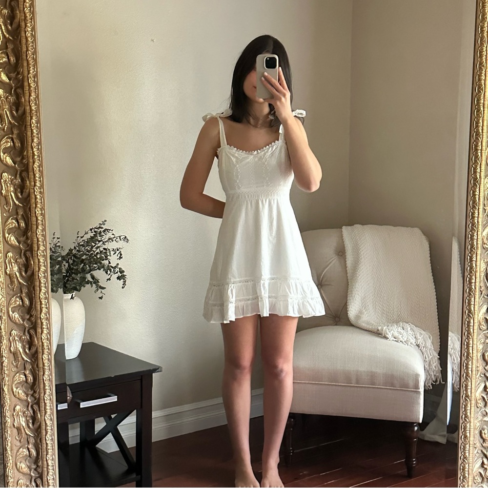 Lulus white mini dress